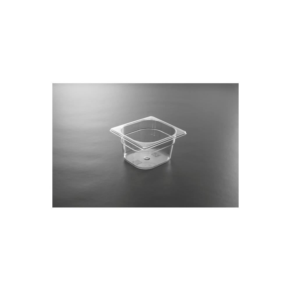 Tava Hendi Gastronorm GN 1/6 150 mm 2.4 lt - policarbonat transparent - Image 4