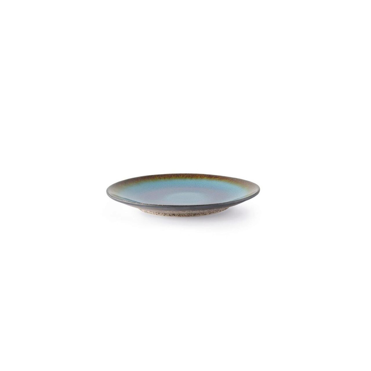 Farfurie Fine Dine, colectia Lazur, diametru 207 mm, portelan decorat manual - Image 2
