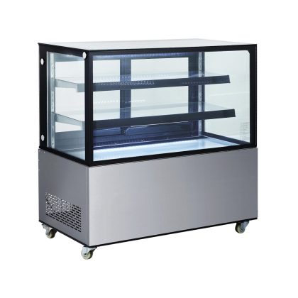 Vitrina frigorifica de prezentare interval temp. 2/6?C, corp inox, 510 litri, 490 W ARKTIC by Hendi, 1515x675x(H)1210 mm, Clasa energetica C