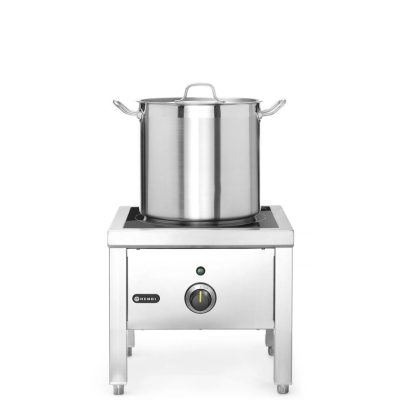 Aragaz cu inductie de mare putere, Hendi , ø160-300 mm, 5000W,400v,dimensiuni:400x400x(H)380mm