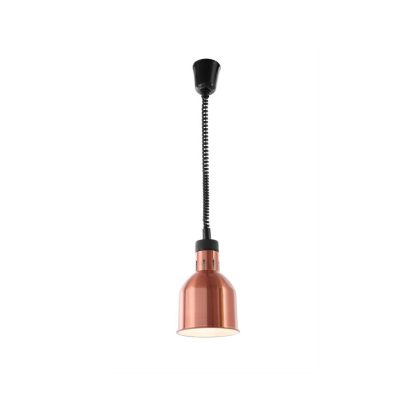 Lampa de incalzire cilindrica, finisaj cupru ø175x(H)250