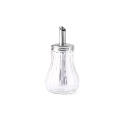 Dispenser Hendi pentru zahar, din sticla, capac din otel inoxidabil, 0.2 litri