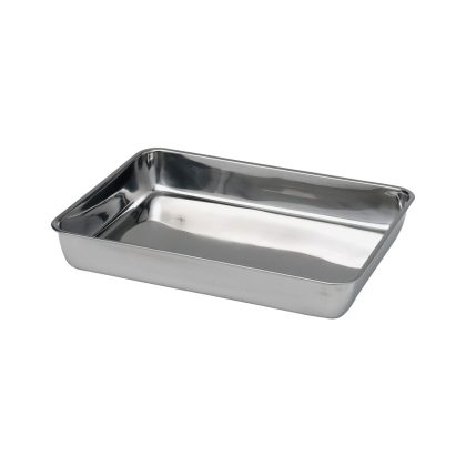 Tava pentru carne, otel inoxidabil, 260x200x(H)48 mm, Hendi