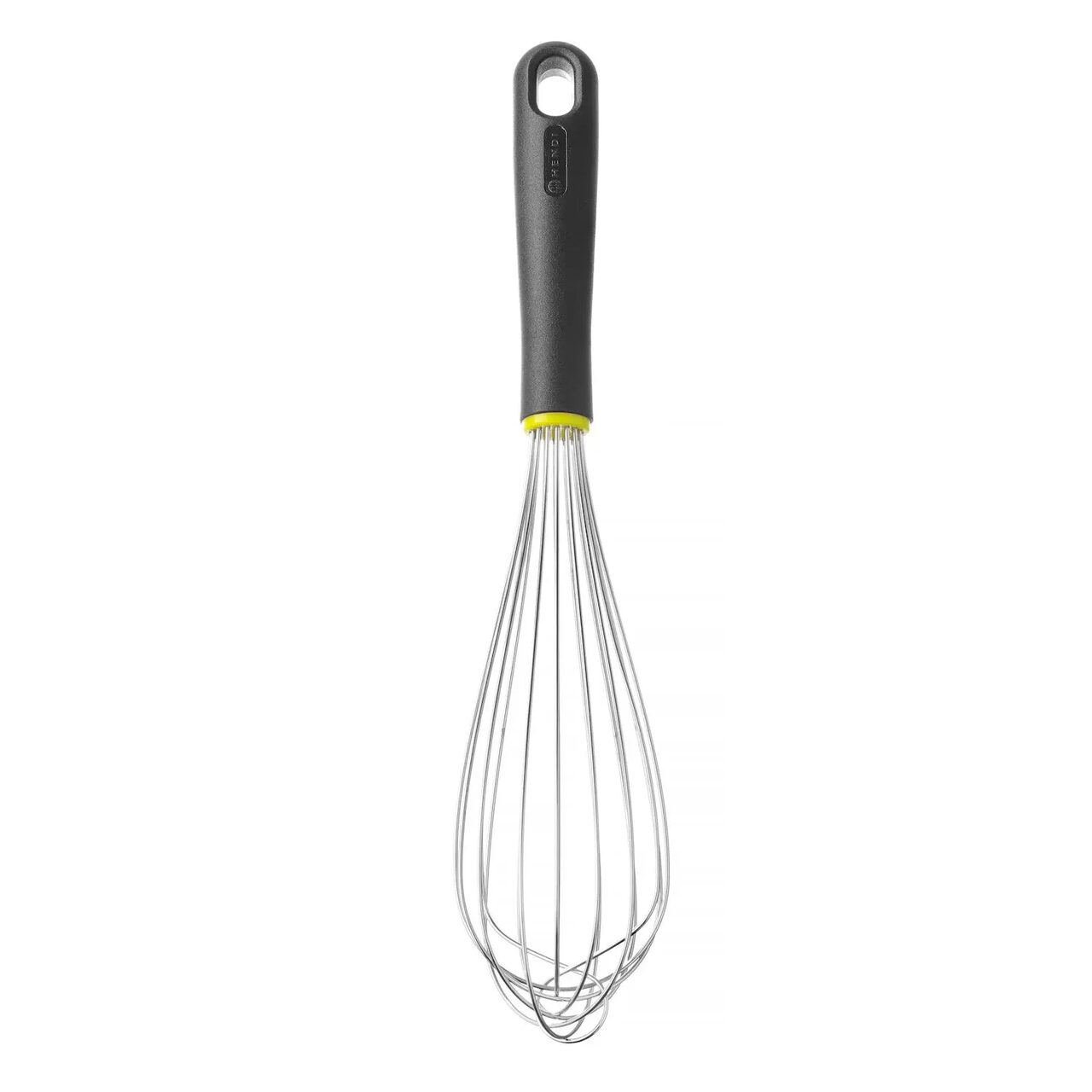 Tel bucatarie tip French, Hendi, cu 8 fire rigide din inox grosime 2 mm, maner polipropilena, lungime 35 cm