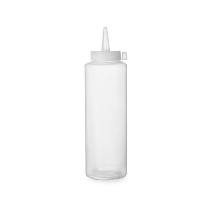 Set de 3 sticle dispenser 0,35 ml, polietilena, transparent 55x(H)205 mm, Hendi