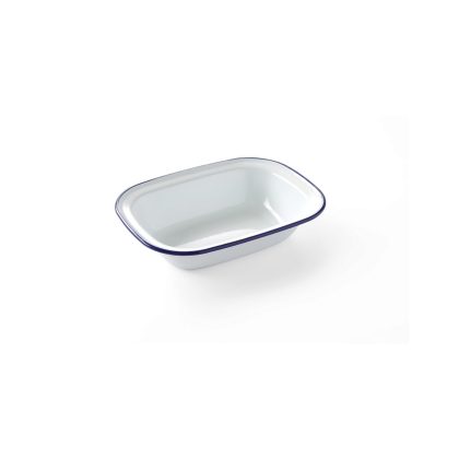 Bol servire dreptunghiular, 215x160 mm, emailat, Hendi