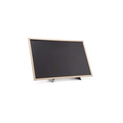 Tabla neagra cu suport si rama de lemn 300x400 mm Hendi