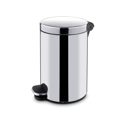 Cos de gunoi rotund cu pedala, inox, 20L, ø300x(H)440mm