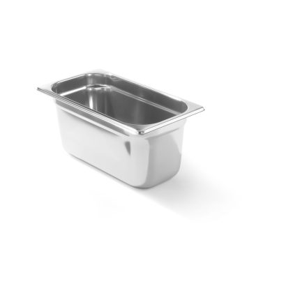 Tava Gastronorm GN 1/3, adancime 150 mm, 5.7 lt, inox, gama Hendi Profi Line