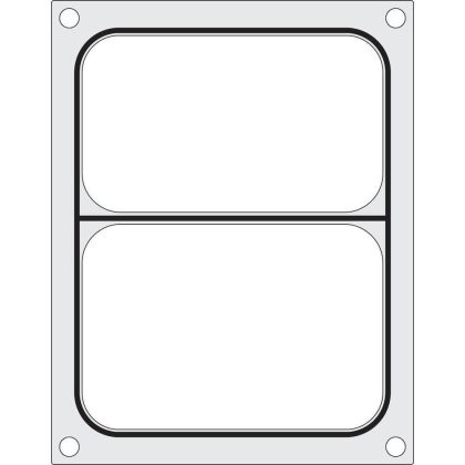 Matrita sigilare pentru doua recipiente 178x113 mm