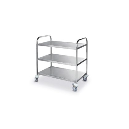 Carucior Hendi inox pentru 3 tavi, 905x585x(H)945mm