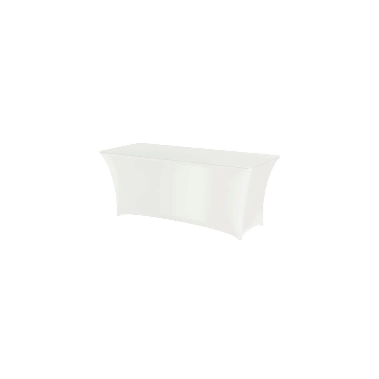 Fata de masa tip husa pentru masa bufet dreptunghiulara, 1830x760x(H)730 mm Alb, Hendi
