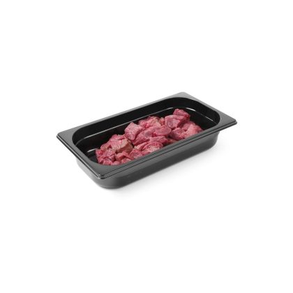 Tava profesionala Gastronorm 1/3 policarbonat negru 7.8litri, 325x176x(H)200 mm Hendi