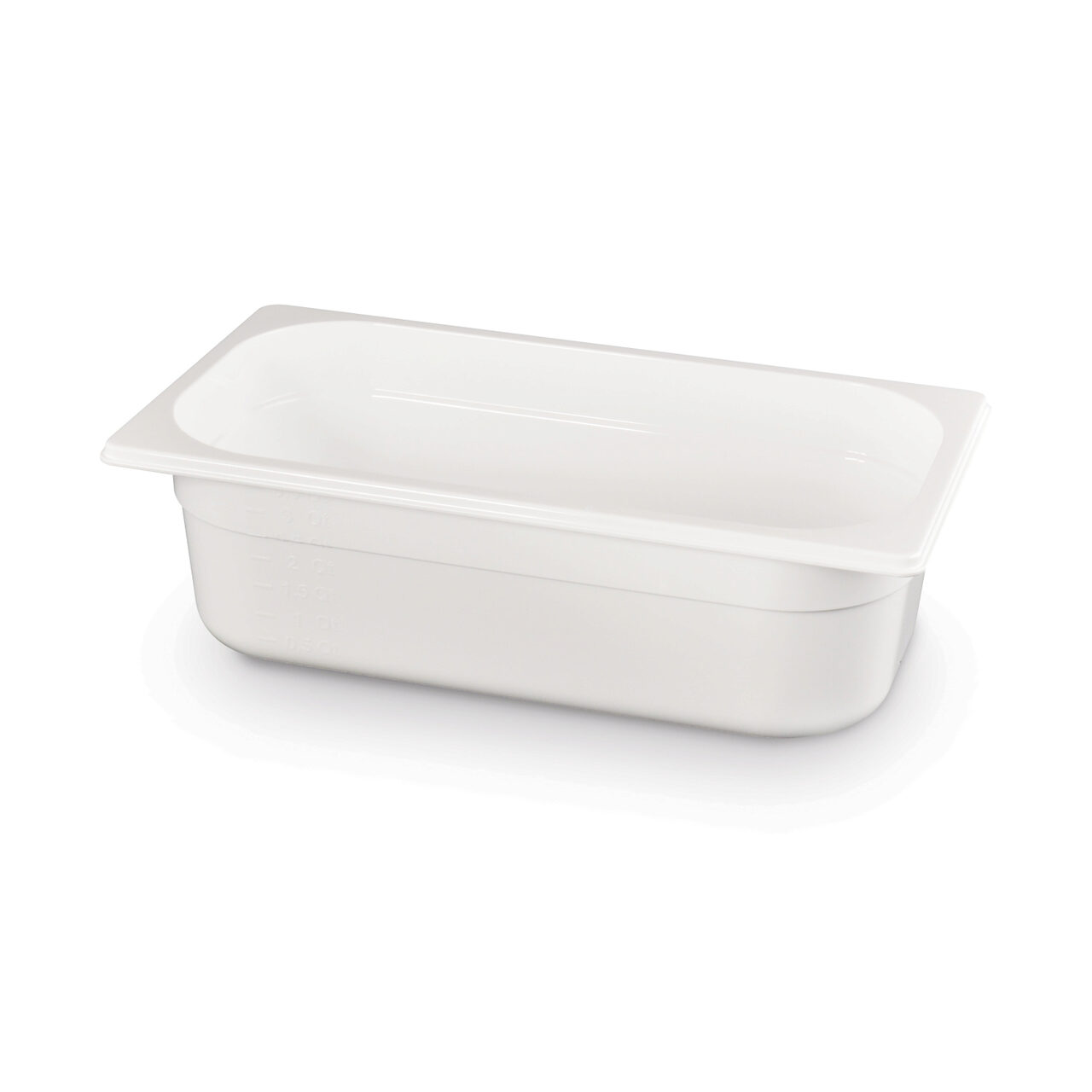 Tava gastronorm Hendi GN 1/3 2.5 litri, inaltime 65 mm, policarbonat