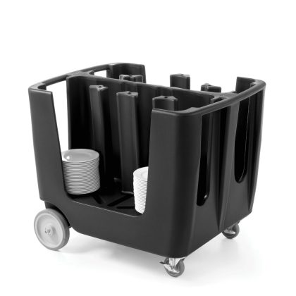 Carucior Hendi pentru transport farfurii, polipropilena, pentru farfurii cu diametrul ?de la ø170 mm la ø330 mm, 930x720x(H)800