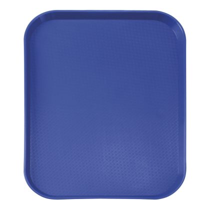 Tava servire fast food albastra din polipropilena Hendi 265x345x(h)20 mm