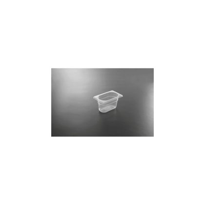 Tava Hendi Gastronorm GN 1/9 100 mm 1 lt - polipropilena,rezistenta la temperatura -40 gr. Celsius/ 80 gr. Celsius