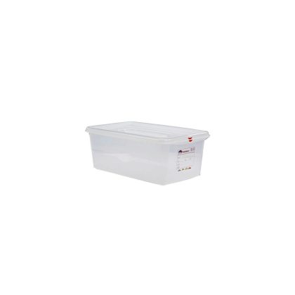 Cutie depozitare cu capac, 28 lt, Gastronorm GN1/1, marcaj HACCP, Hendi, polipropilena, 53x32.5x20 cm