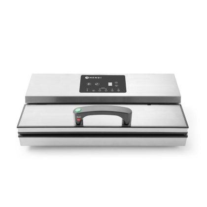 Aparat de vidat profesional Hendi Kitchen Line, 550W, pompa dubla de capacitate mare 16lt/min, inox, 490x260x(H)145 mm