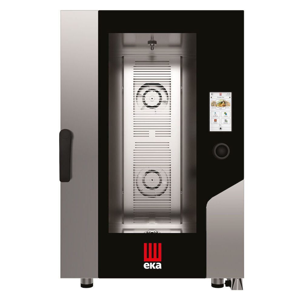 Cuptor electric cu convectie pentru gastronomie, Millennial Touch Screen Gastro, 11 tavi x GN 1/1, 730×785×(H)1130 mm, Hendi