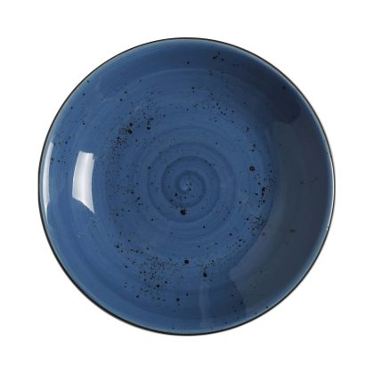 Farfurie adanca albastra Iris, 230 mm, 900 ml FIne Dine