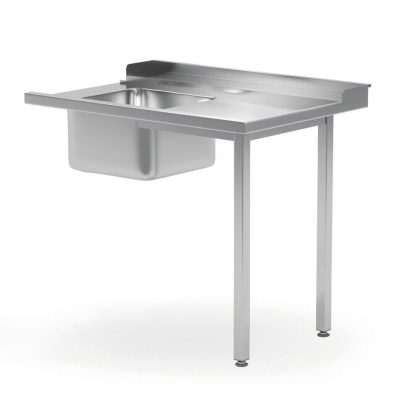 Masa prespalare cu o cuva pe stanga, pentru masina de spalat 1200x600x(H)850 mm, atasare pe partea dreapta