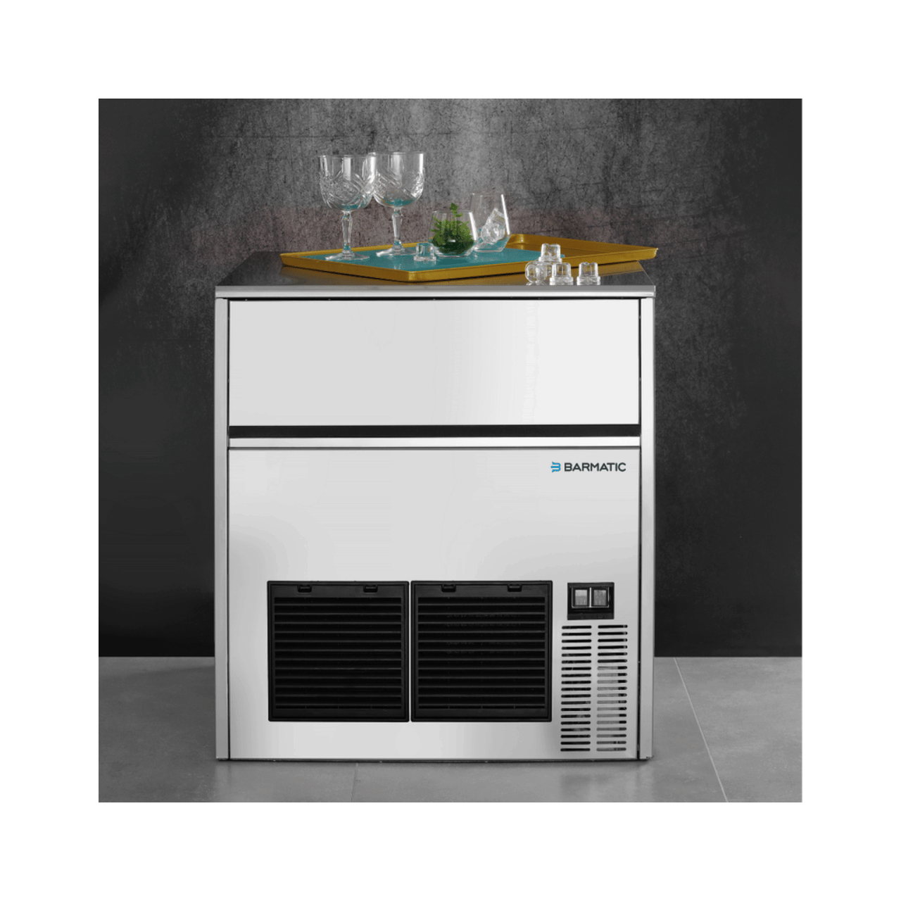 Aparat de făcut cuburi de gheață sub blat Coolice 33 kg/24 h, capacitate 16 kg, Barmatic - Image 3