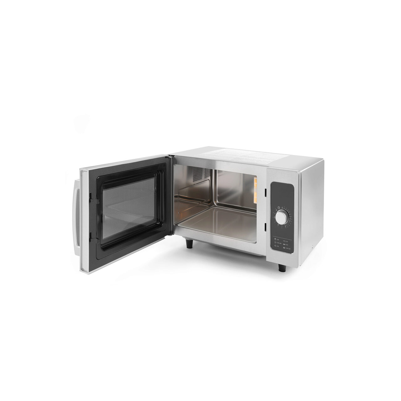 Cuptor microunde profesional, 25 lt, inox, control cu un singur buton, putere iesire 1000W, Hendi, 511x432x(H)311 mm - Image 4
