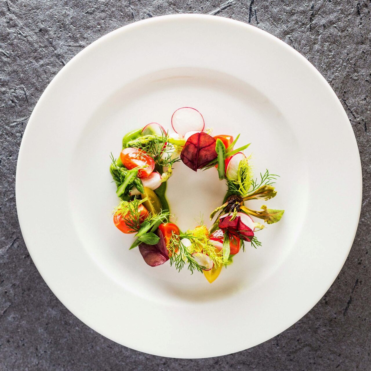 Farfurie Fine Dine, Crema 300 mm - Image 9