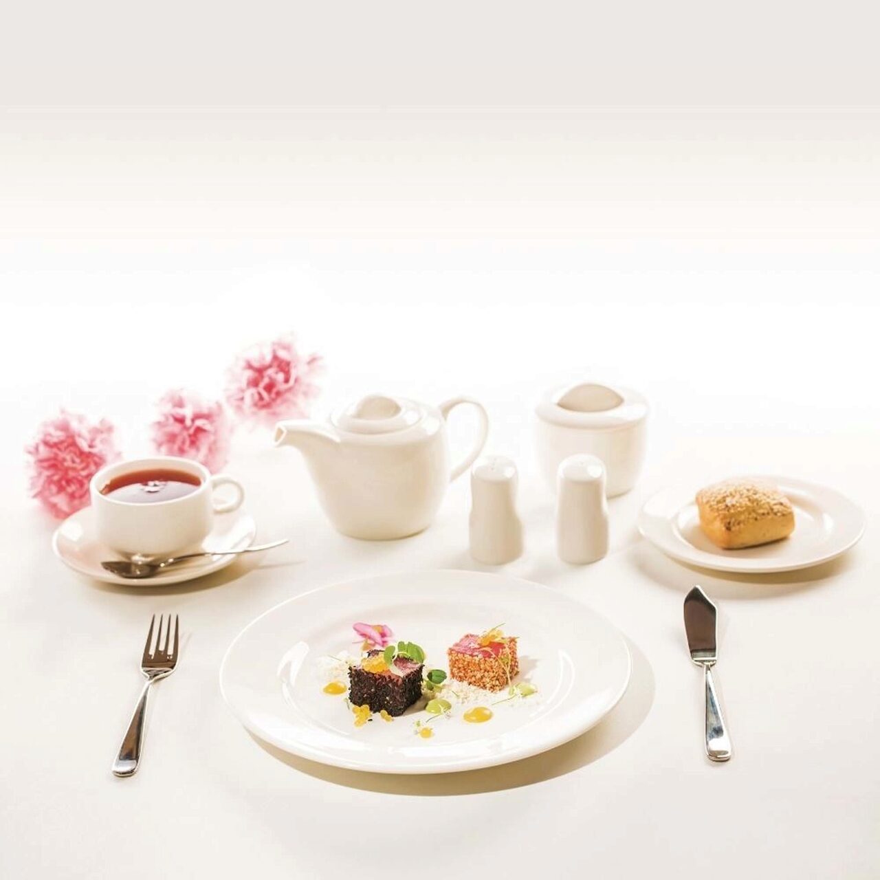 Bol stivuibil Fine Dine, Crema 380 ml, 120 mm - Image 8