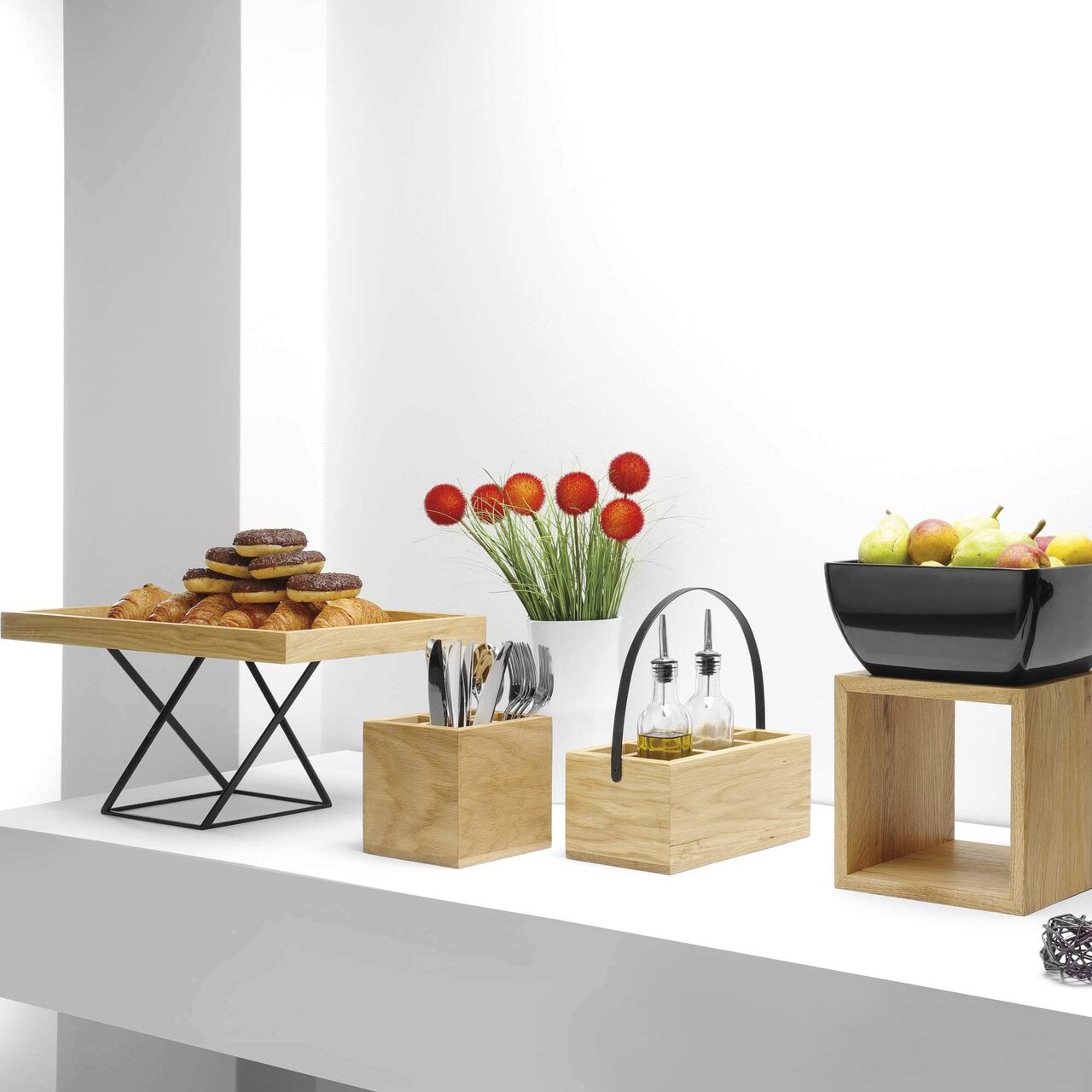 Cutie de tacamuri Madeira Black 275x100x70 mm Fine Dine - Image 4