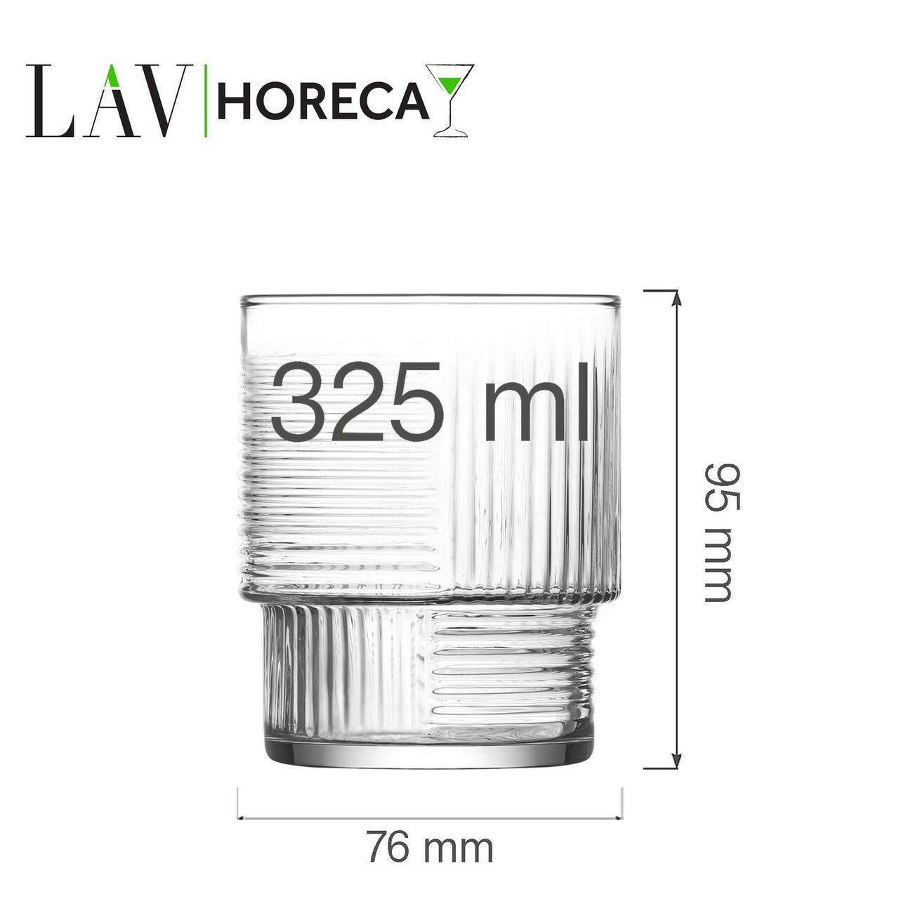 Pahar Istanbul low, 325 ml, LAV - Image 9