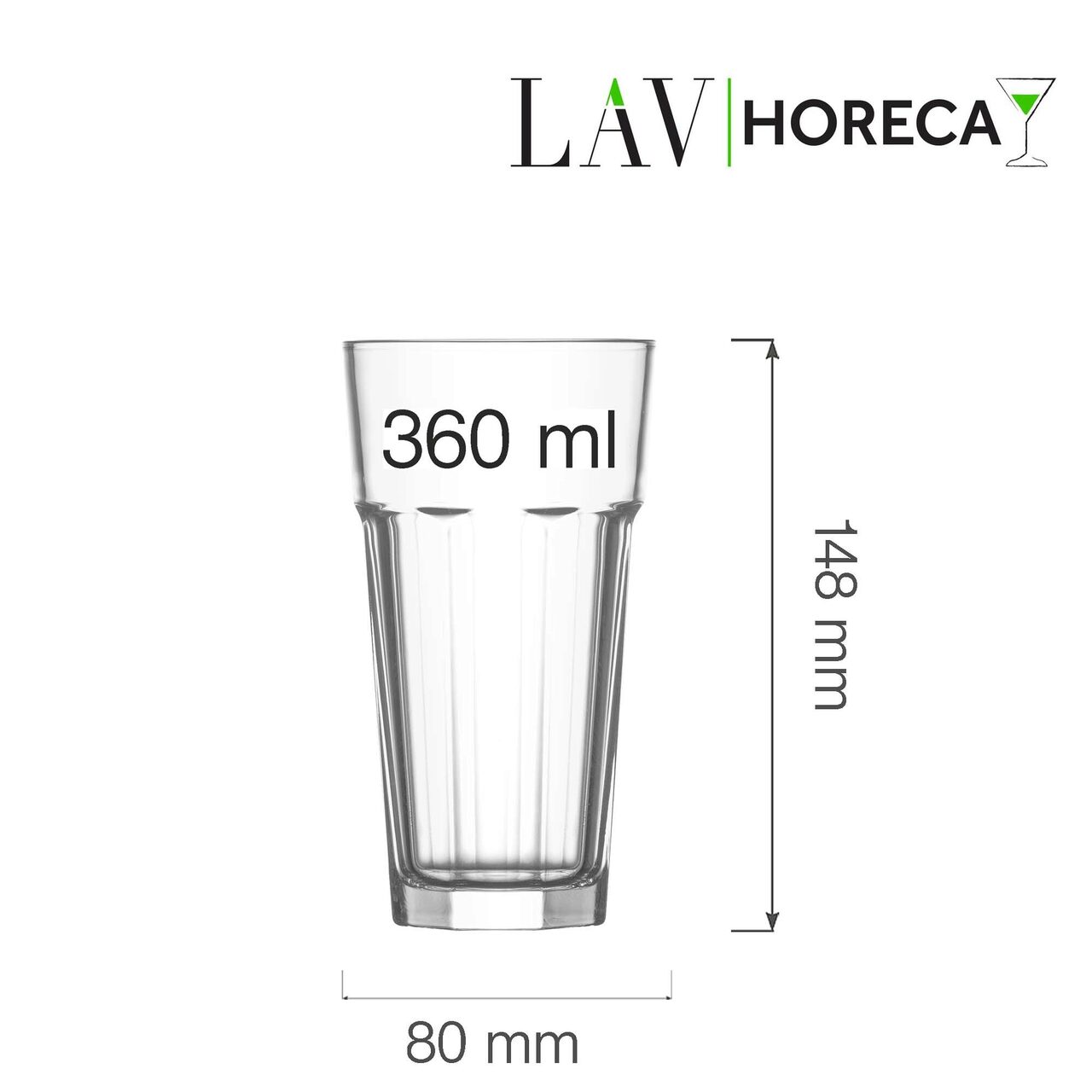 Pahar inalt Amsterdam 360 ml, LAV - Image 14