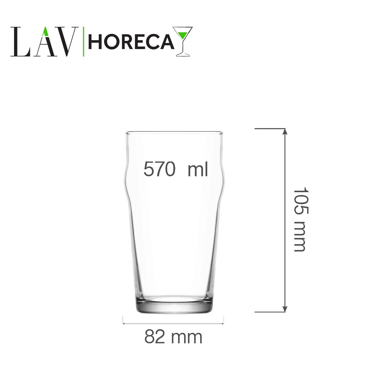 Pahar de bere Berlin 570 ml, LAV - Image 15