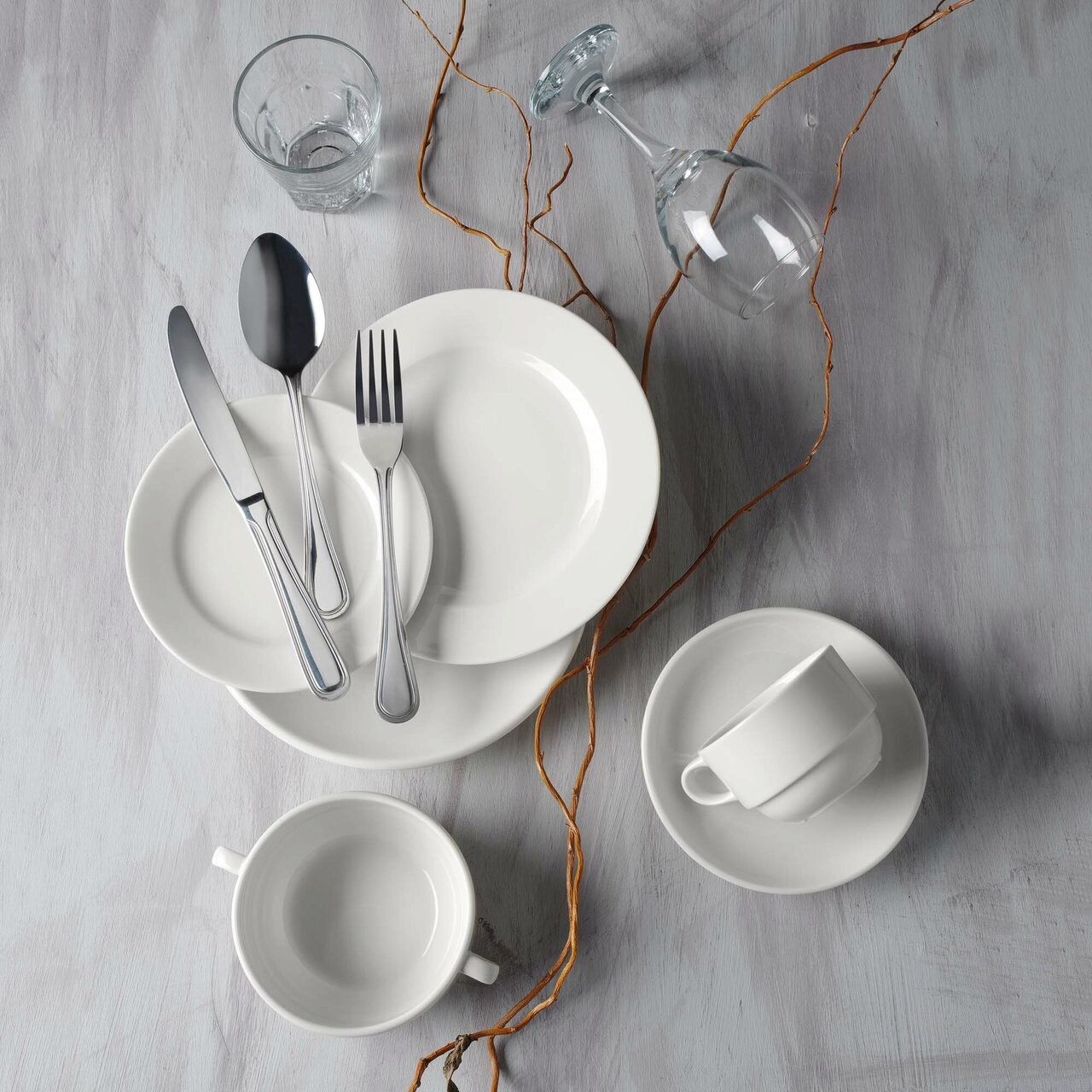 Bol stivuibil Fine Dine, Crema 380 ml, 120 mm - Image 10