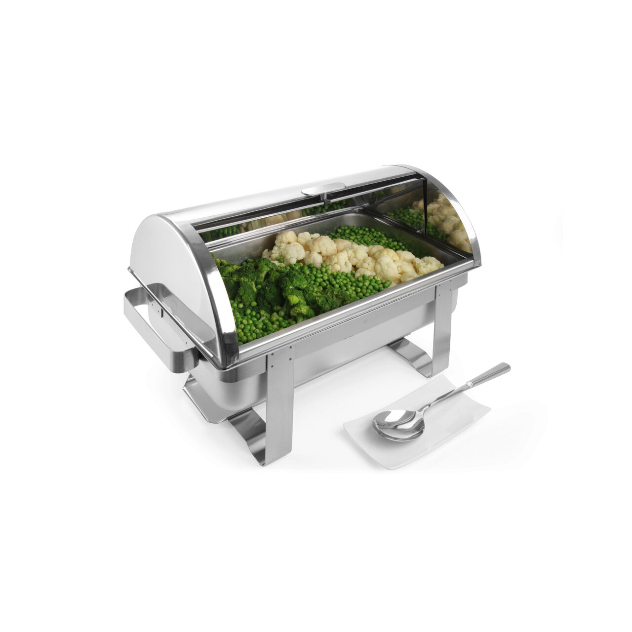 Chafing dish capac rolltop Gastronorm GN1/1, inox, 59x34x(H)40 cm, Model Hendi Rental-Top - Image 6