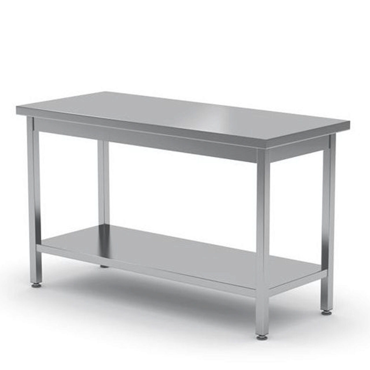 Masa de lucru centrala, cu raft, dimensiuni 1400x600x(H)850 mm - Image 2