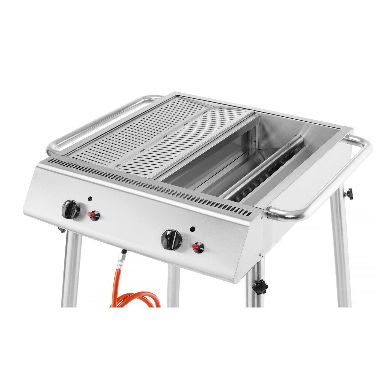 Gratar pe gaz Xantos, HENDI, 9,5kW, 770x710x(H)870mm - Image 2