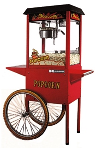 Popcorn Machine With Cart Hurakan Hkn-Pcorn-T