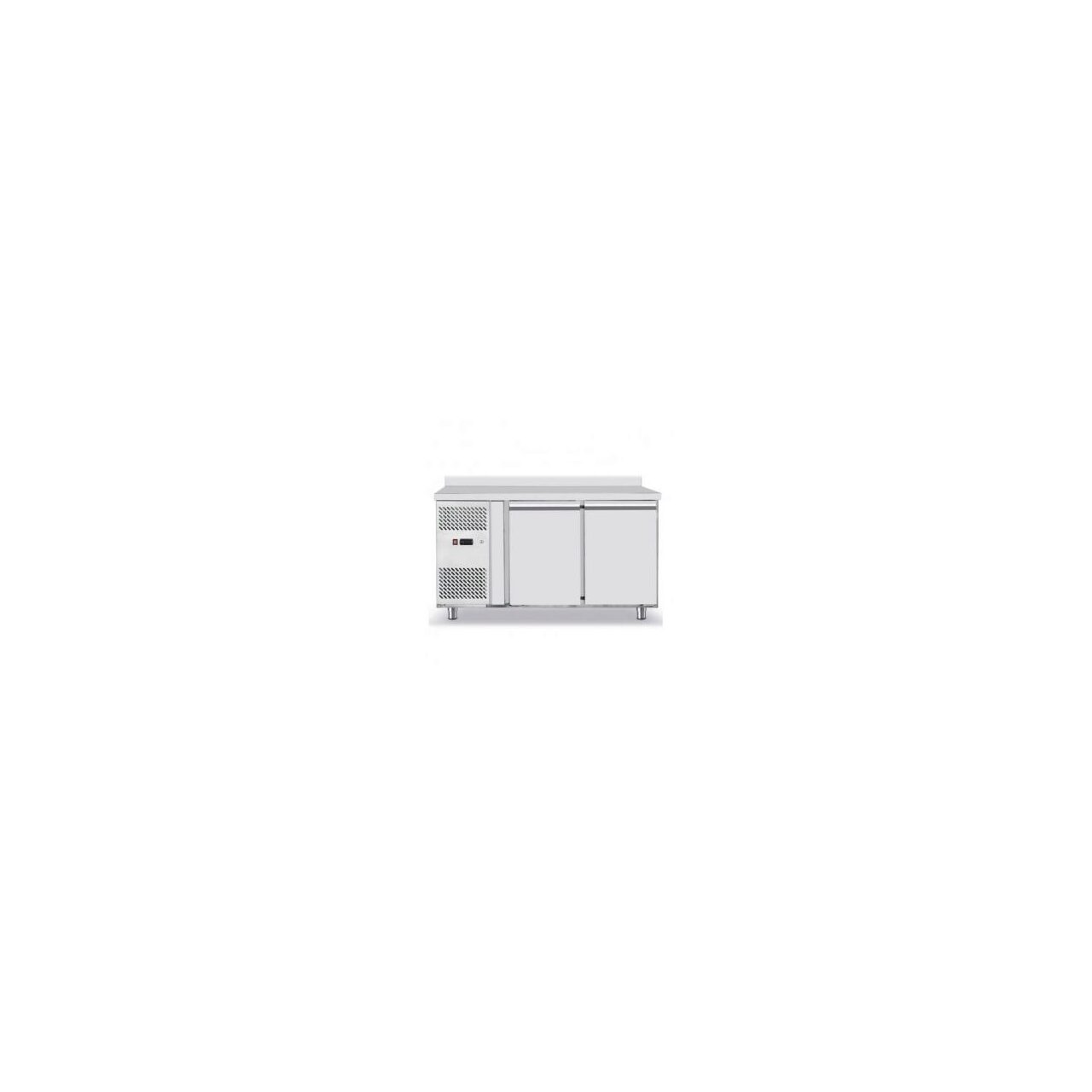Masa frigorifica profesionala ARKTIC by Hendi Kitchen Line cu 2 usi 220 L 1200x600x(H)850 mm Inox -2/8?C 300 W 2 rafturi 390x428mm incluse, Clasa energetica B - Image 3