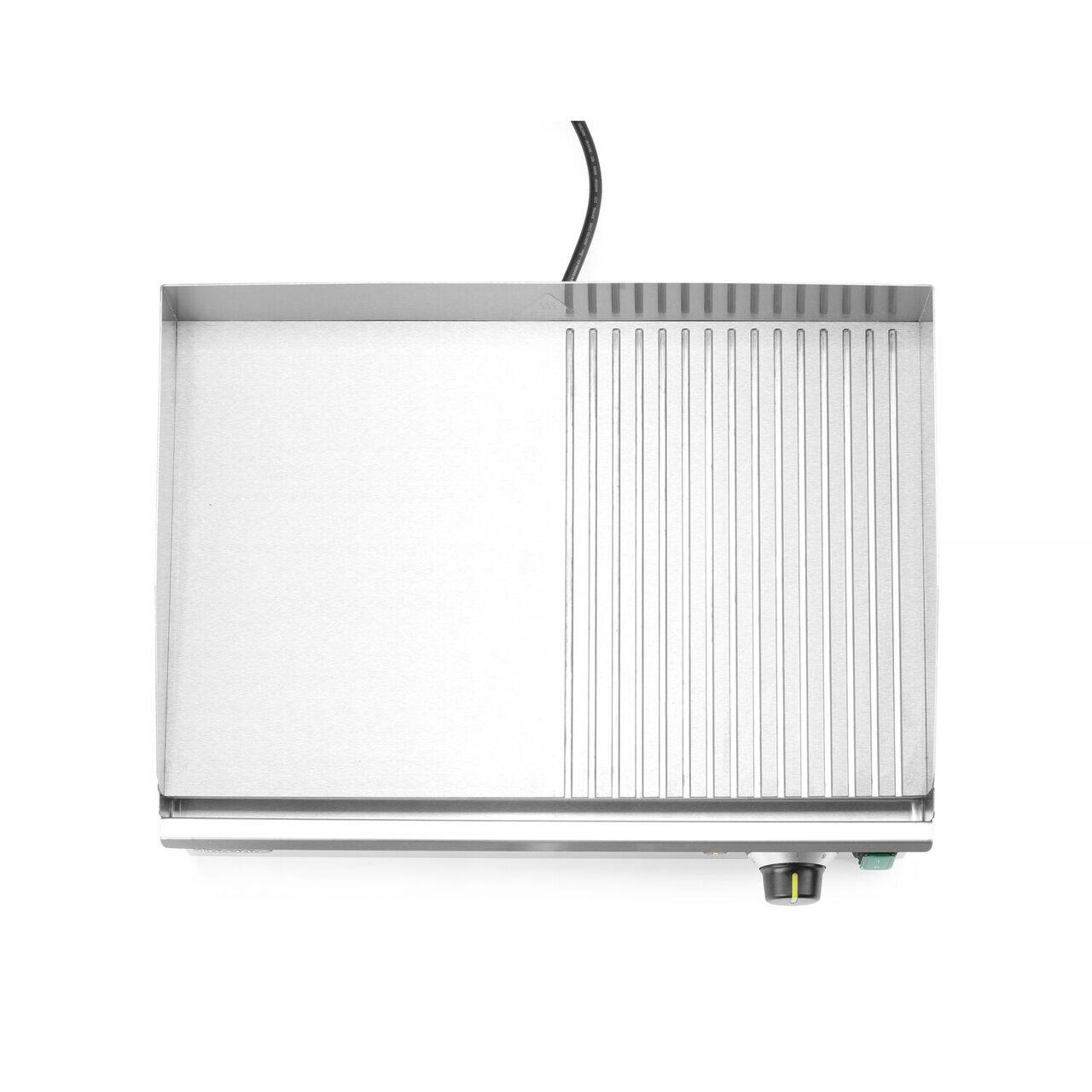 Gratar electric HENDI, Kitchen 1/2 neted, 1/2 striat 220-240V/2400W, 527x404x(H)233mm - Image 2