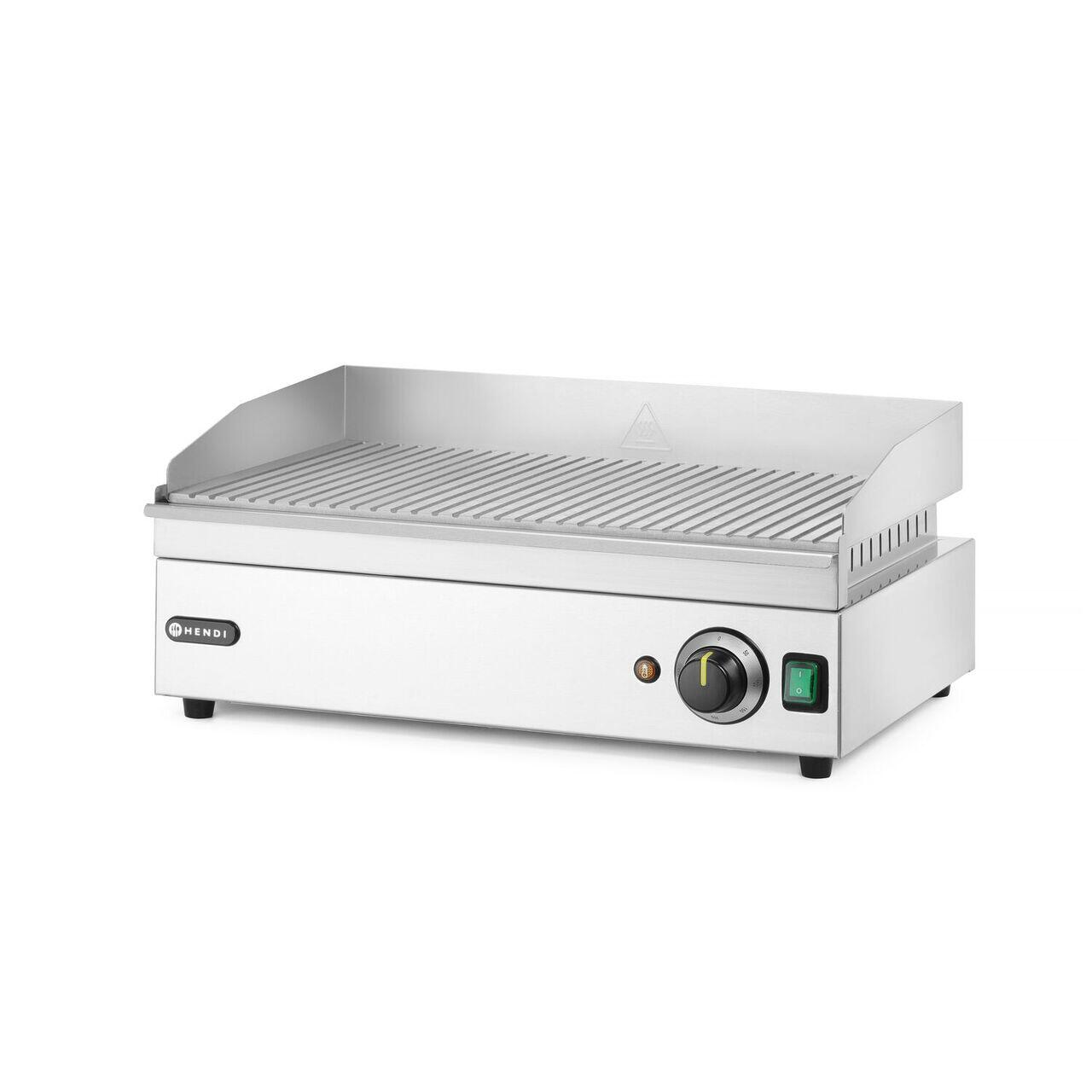 Grill striat, Kitchen Line, 220-240V/2400W, 527x404x(H)233mm - Image 3