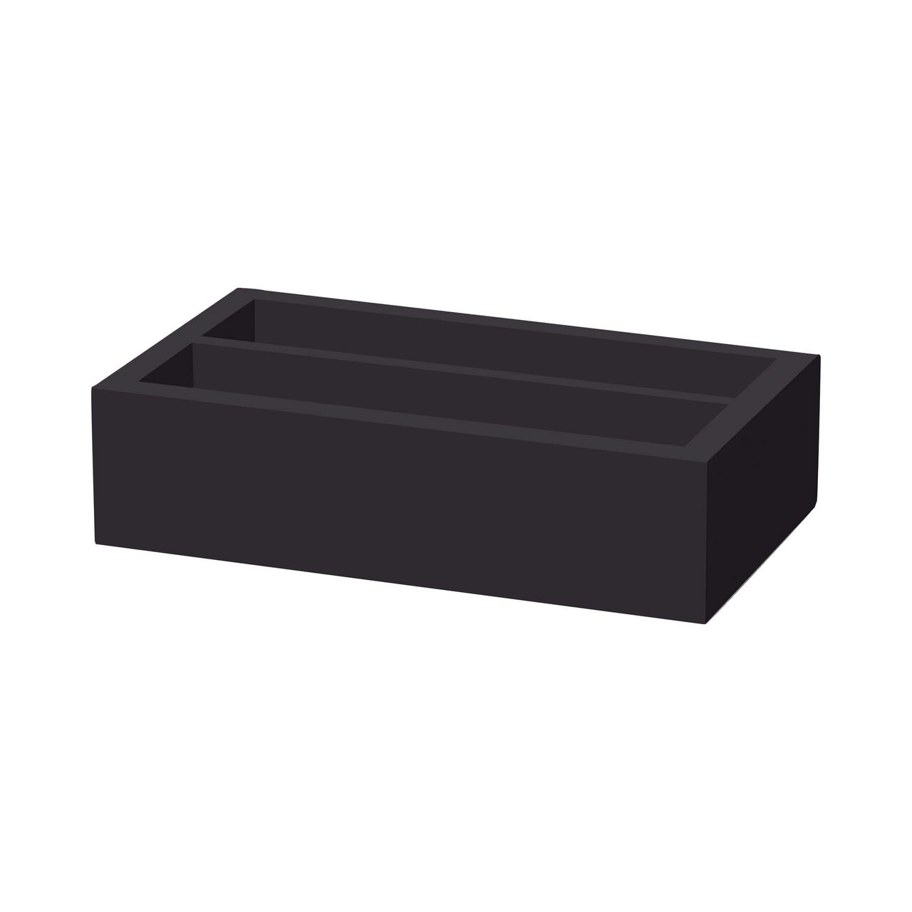 Cutie de tacamuri Madeira Black din doua sectiuni 275x165x60 mm Fine Dine - Image 6