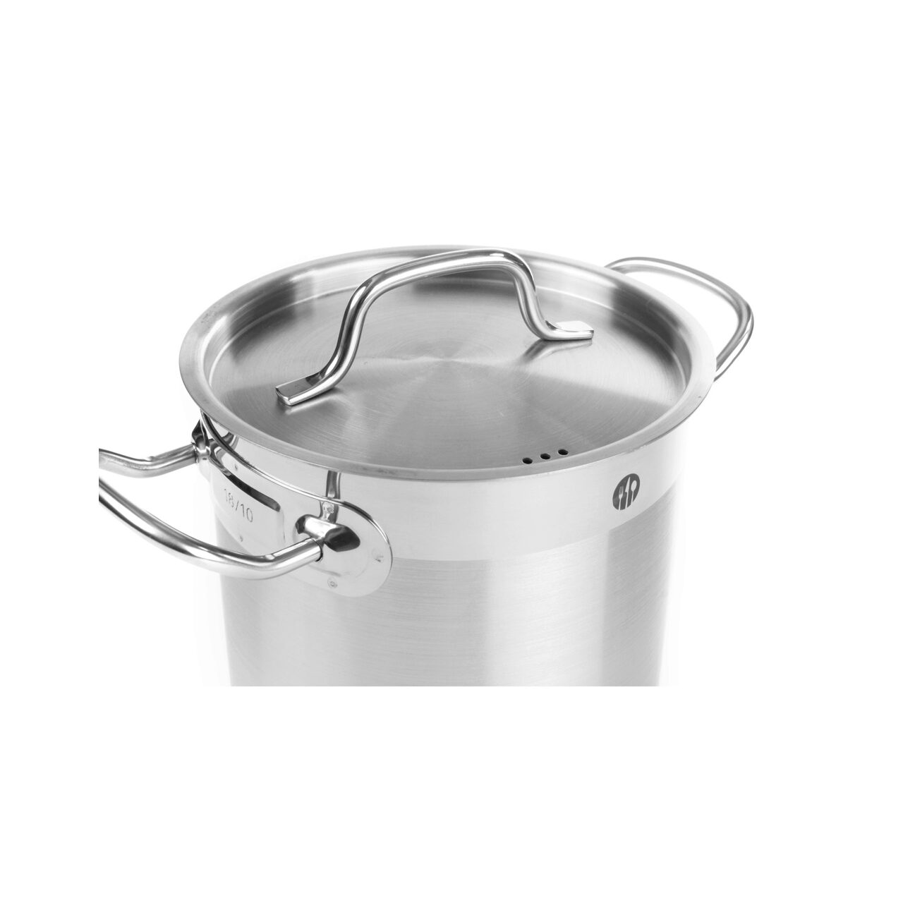 Oala inalta cu capac 50 Lit, 40 cm diametru x 40 cm inaltime, solida, din inox 18/8, gama Hendi Profi Line, potrivita si pentru uz profesional - Image 2