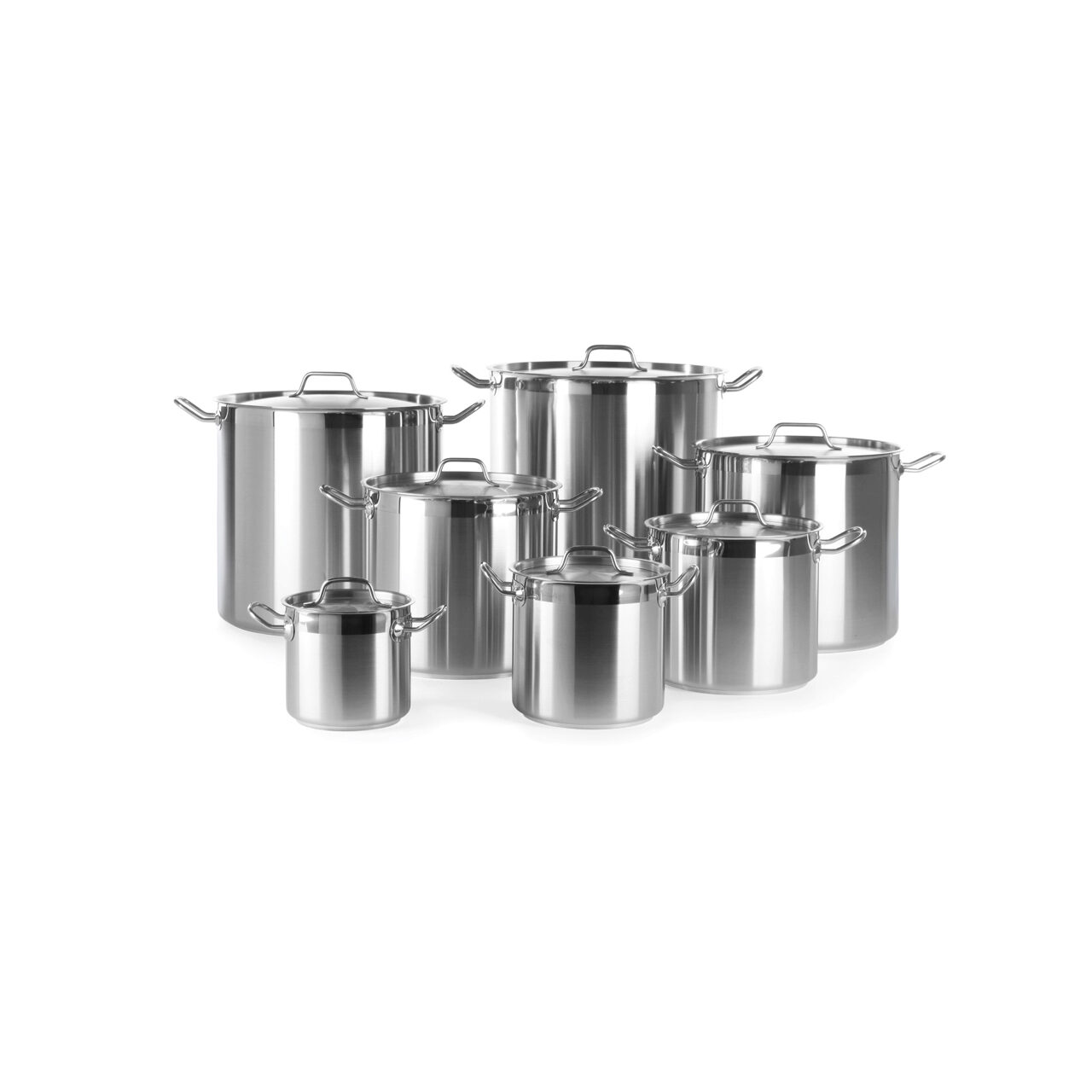 Oala inalta cu capac 37 Lit ,36 cm diametru x 36 cm inaltime, inox 18/8, gama Hendi Profi Line, potrivita si pentru uz profesional - Image 5