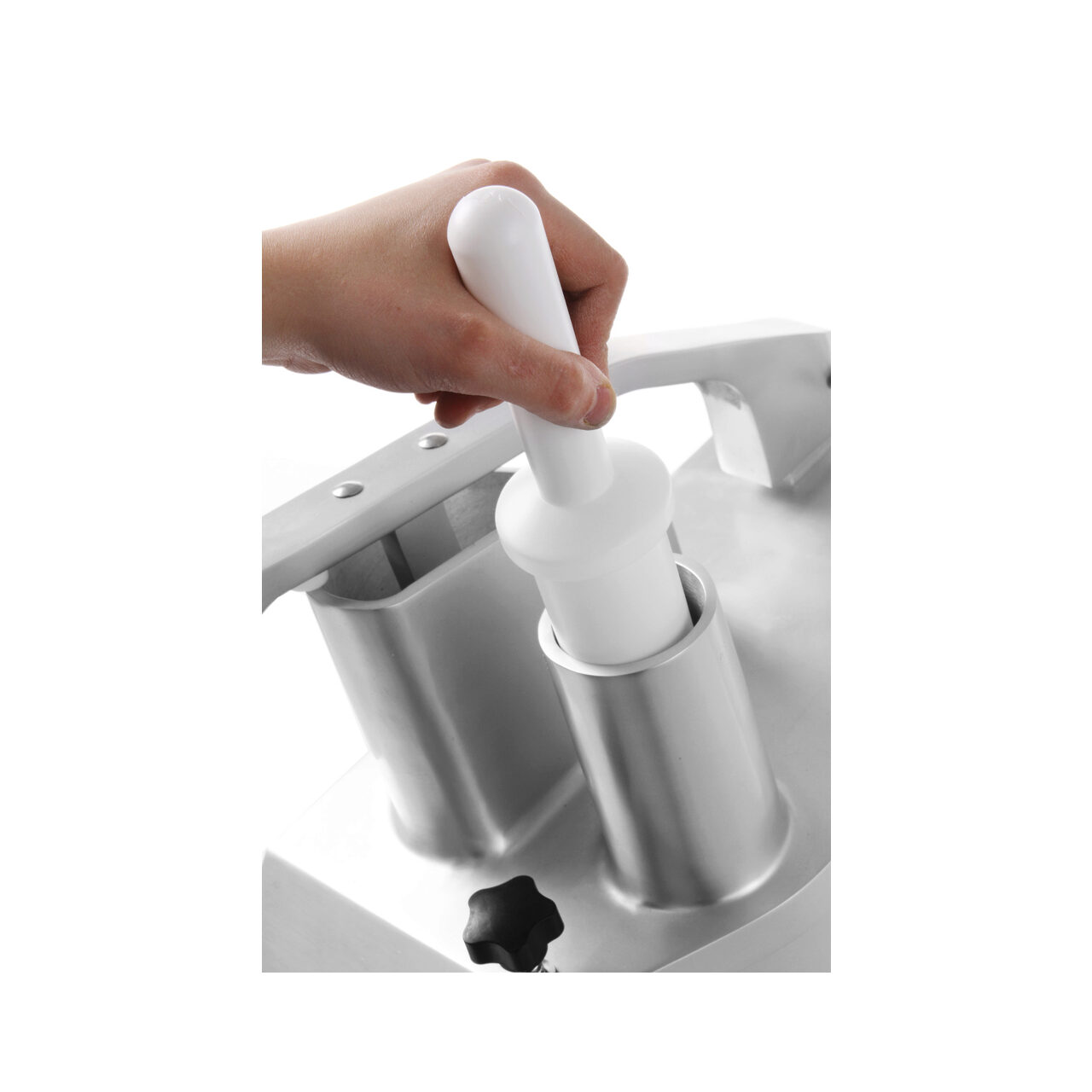 Tocator / robot profesional feliat legume, fructe, 550W, corp aluminiu, include 5 discuri taiere, Hendi Profi Line - Image 4