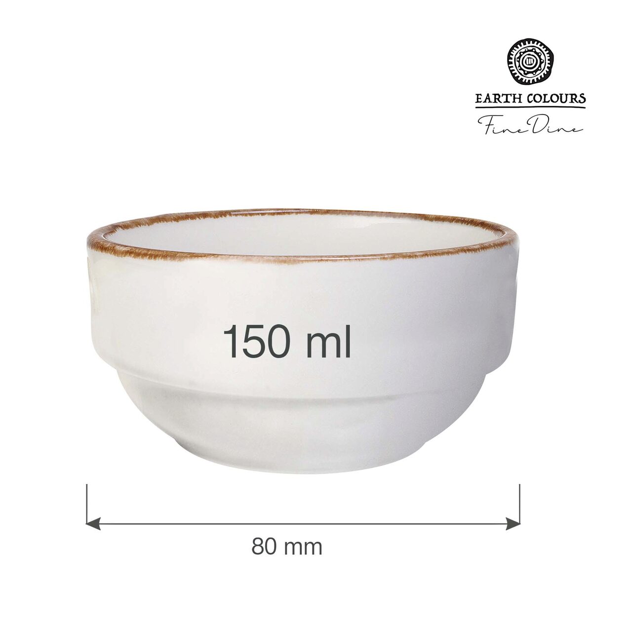 Bol Vanilla, 80 mm, 150 ml Fine Dine - Image 7