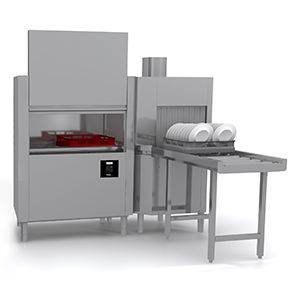 Apach Rack Type Dishwasher Arc100 (T101) Dozer+Corner Dryer Right Exit