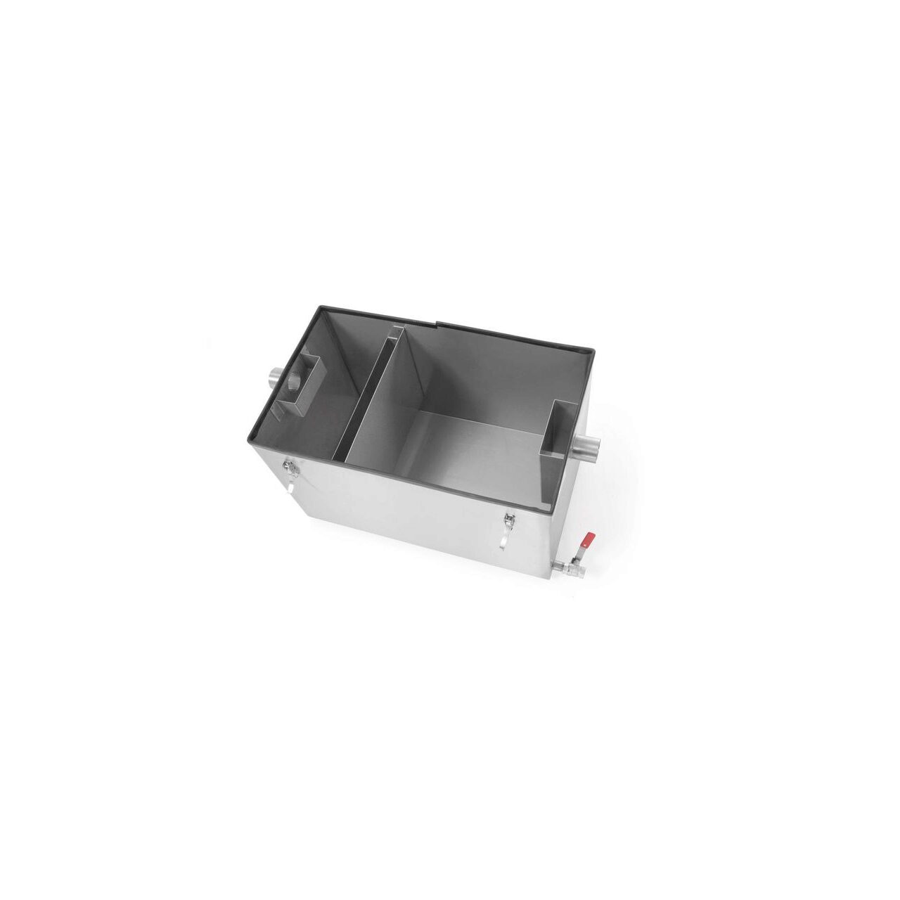 Sistem profesional de colectare al grasimii pentru sistemele de canalizare Inox 30 litri Hendi, 670x340x(H)310 mm - Image 2