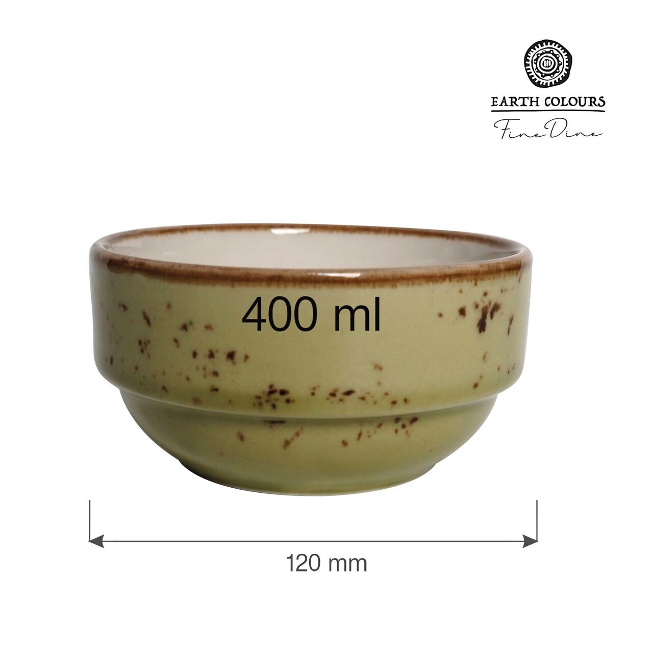 Bol stivuibil Olive 120 mm, 400 ml Fine Dine - Image 11